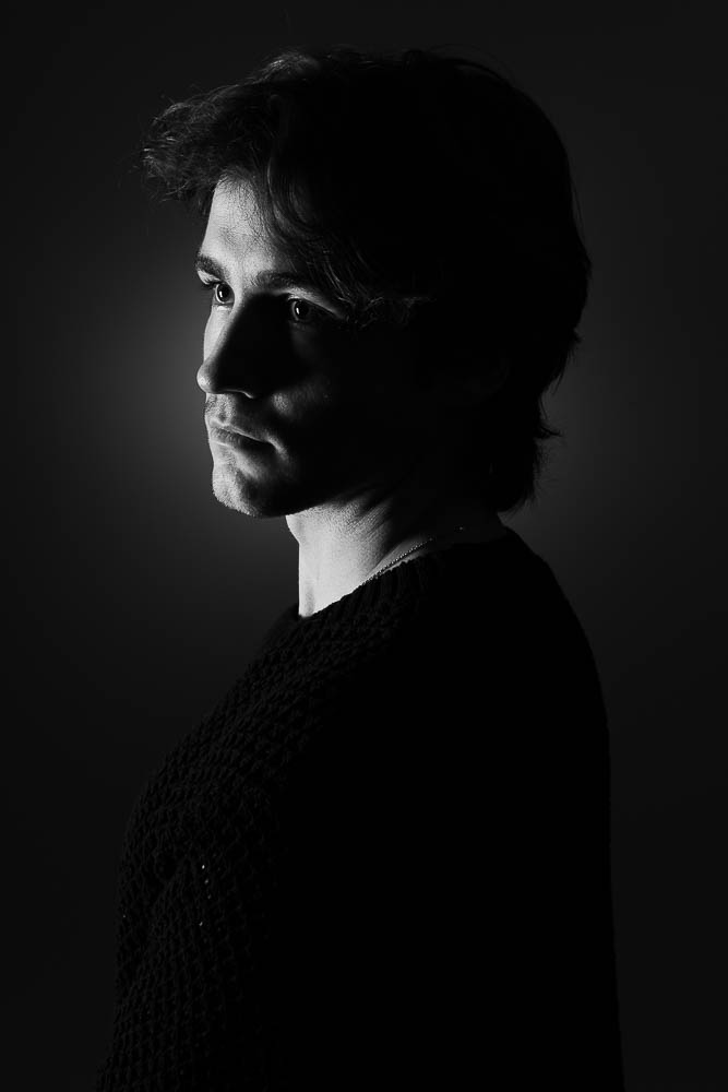 Photographe portrait noir et blanc à Paris – portrait