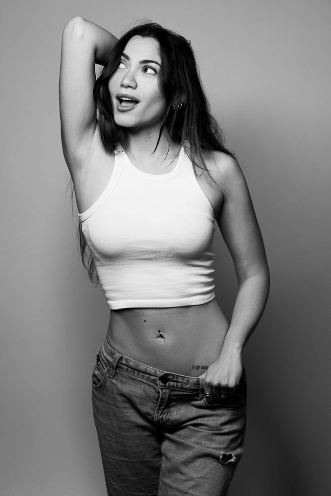 Photographe portrait noir et blanc à Paris – studio