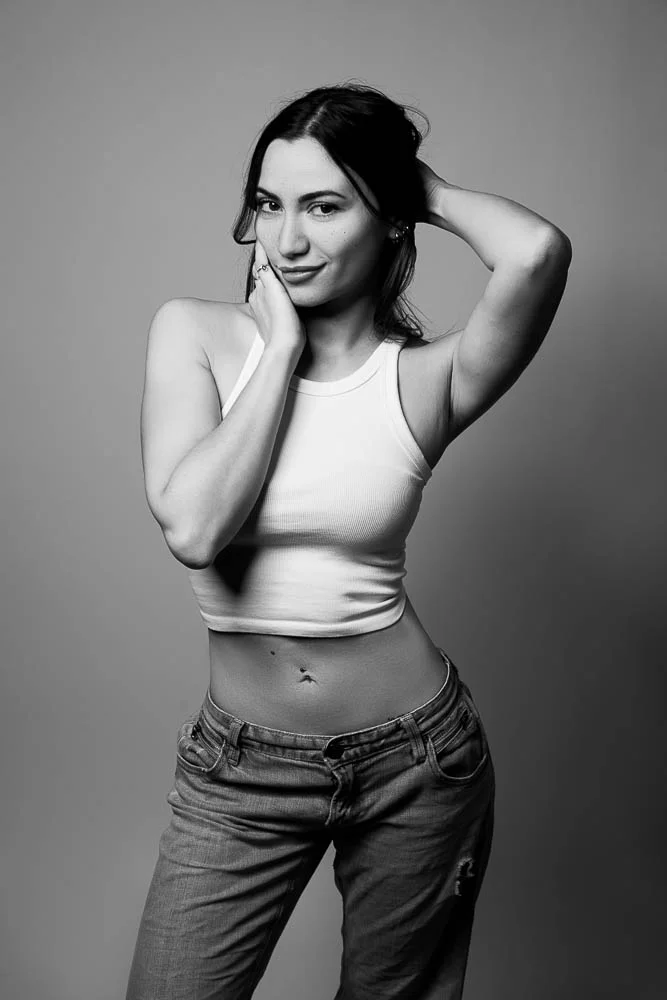 Photographe portrait noir et blanc à Paris – studio