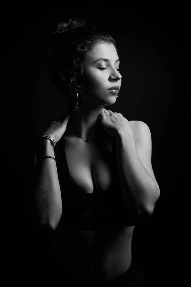 Photographe de shooting à Paris – portrait noir et blanc