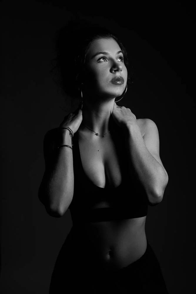 Photographe de shooting à Paris – portrait noir et blanc