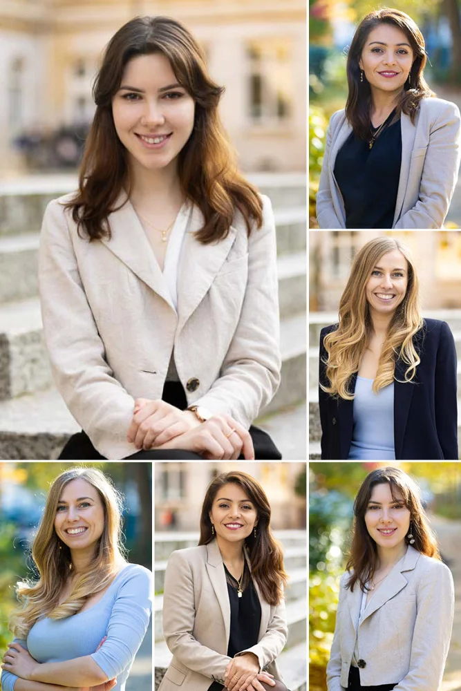 Portrait en entreprise – portrait en blazer