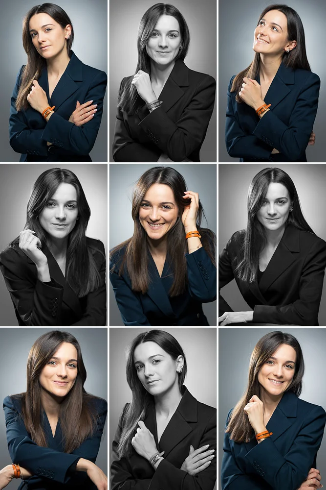 Portrait en entreprise – portrait en blazer