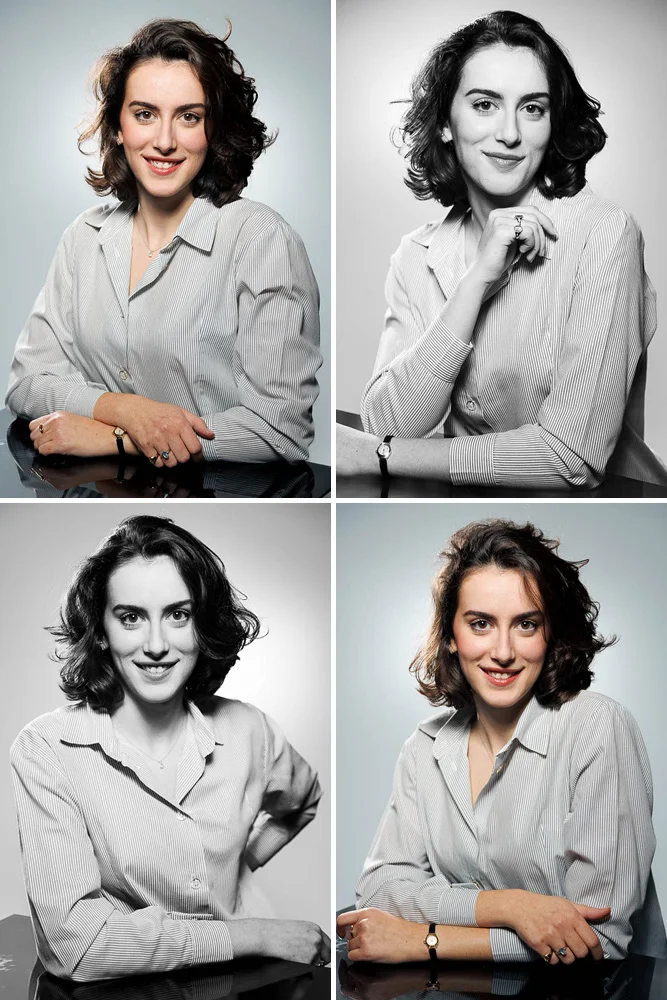 Shooting photo femme Paris – portrait noir et blanc