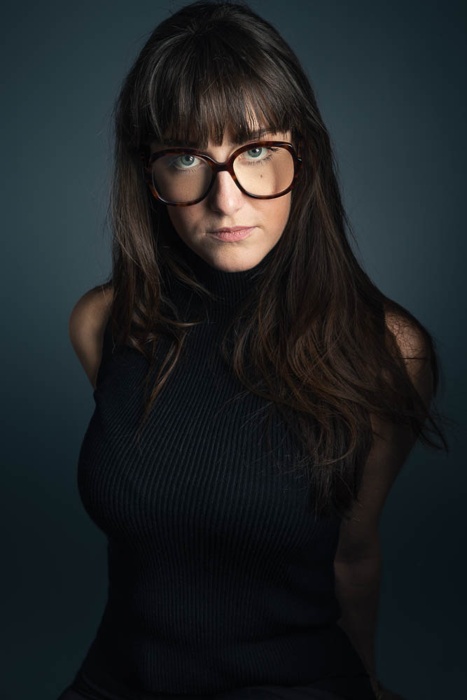 Photo portrait élégant – portrait avec lunettes
