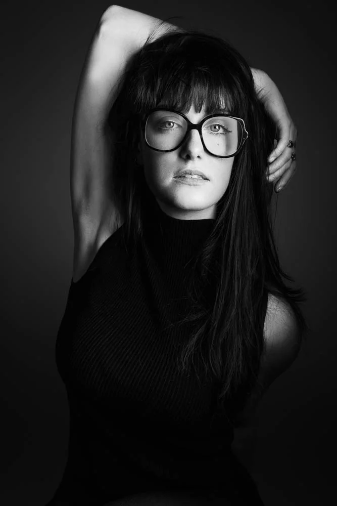 Photo portrait élégant – portrait avec lunettes