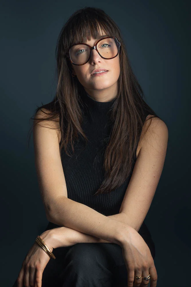 Photo portrait élégant – portrait avec lunettes