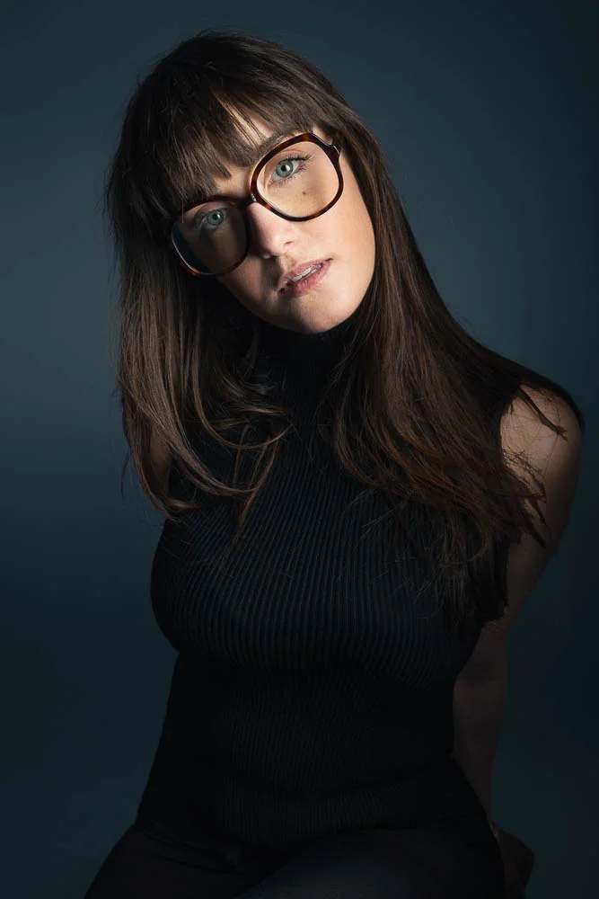 Photo portrait élégant – portrait avec lunettes
