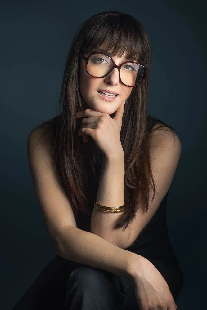 Photo portrait élégant – portrait avec lunettes