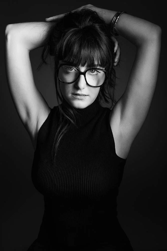 Photo portrait élégant – portrait avec lunettes