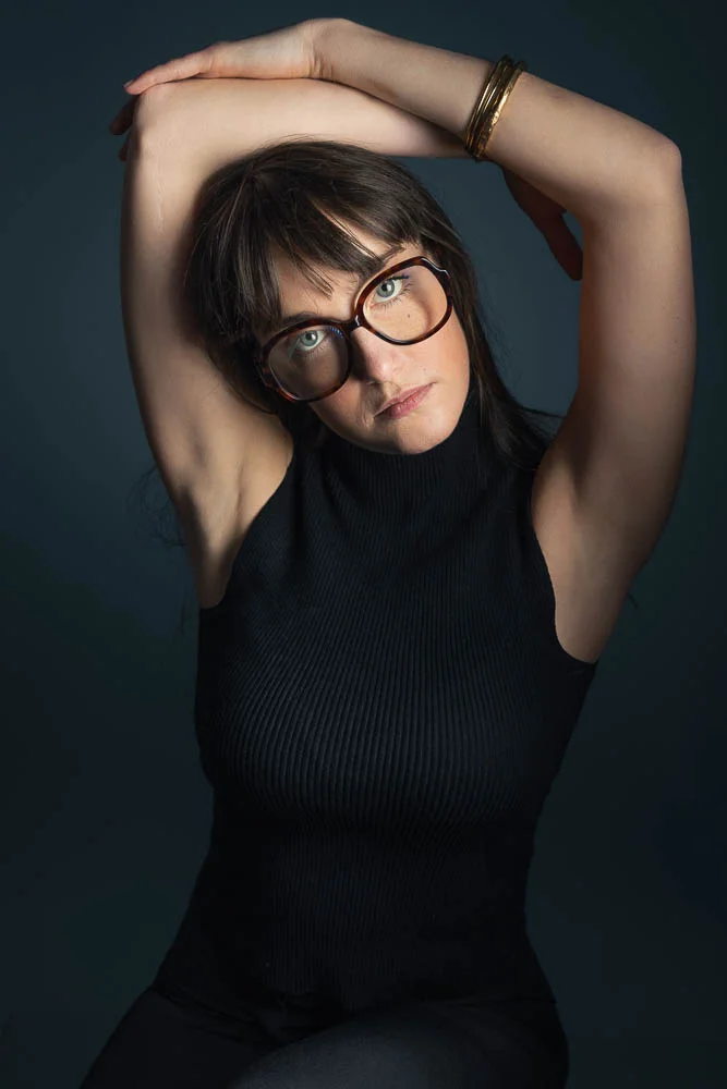 Photo portrait élégant – portrait avec lunettes