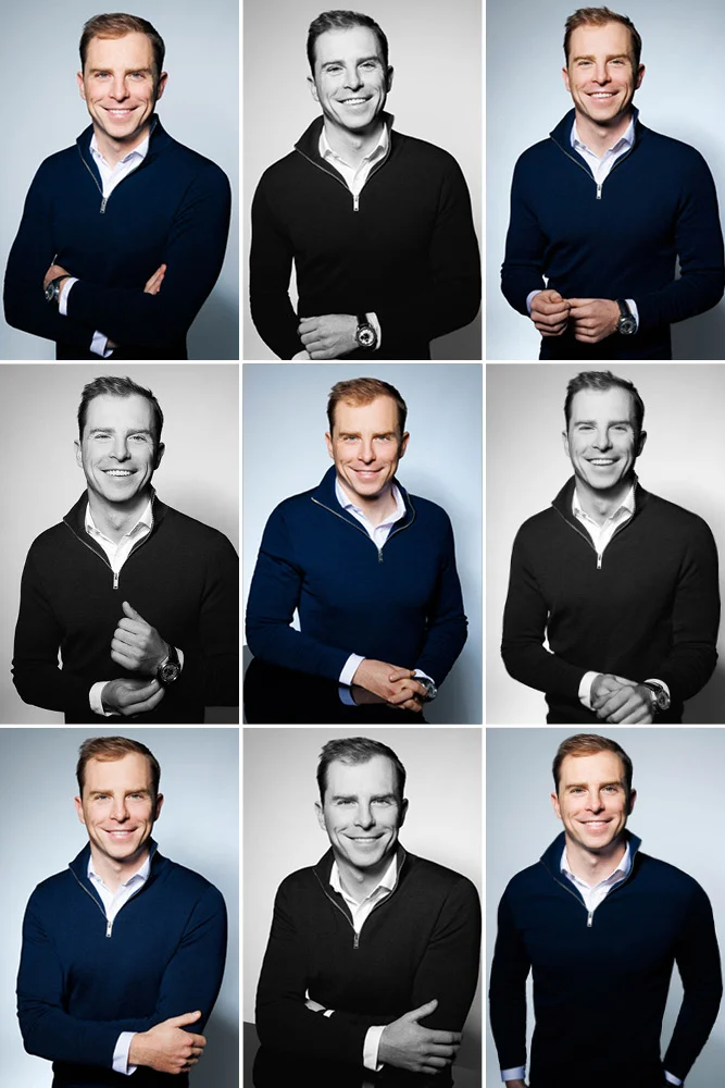 Photo professionnelle CV homme – portrait noir et blanc