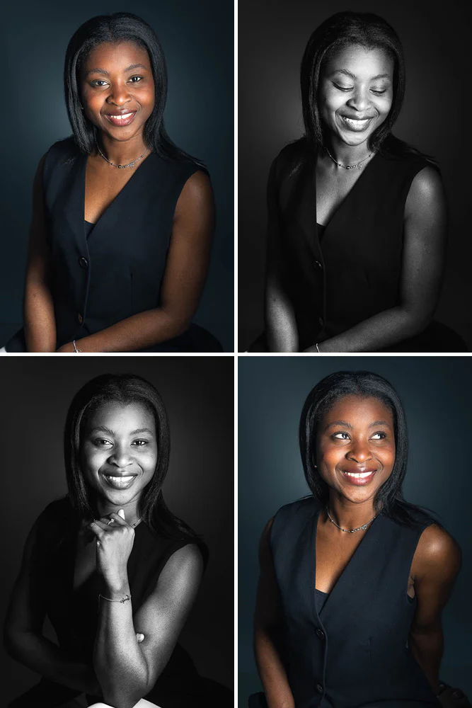 Photo de profil LinkedIn – portrait noir et blanc Photo de profil LinkedIn – portrait noir et blanc