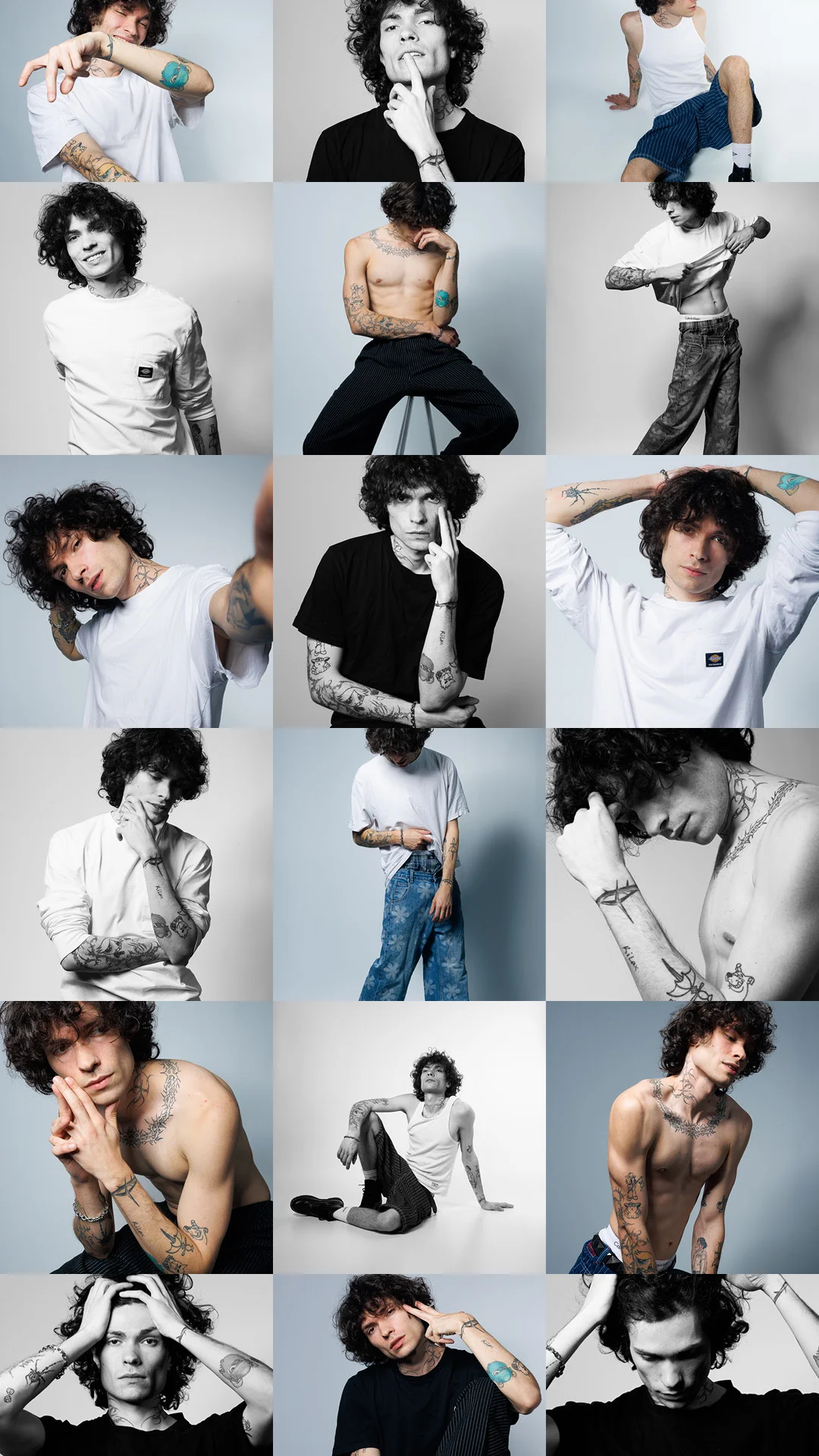 Photographe lookbook studio Paris – portrait en studio