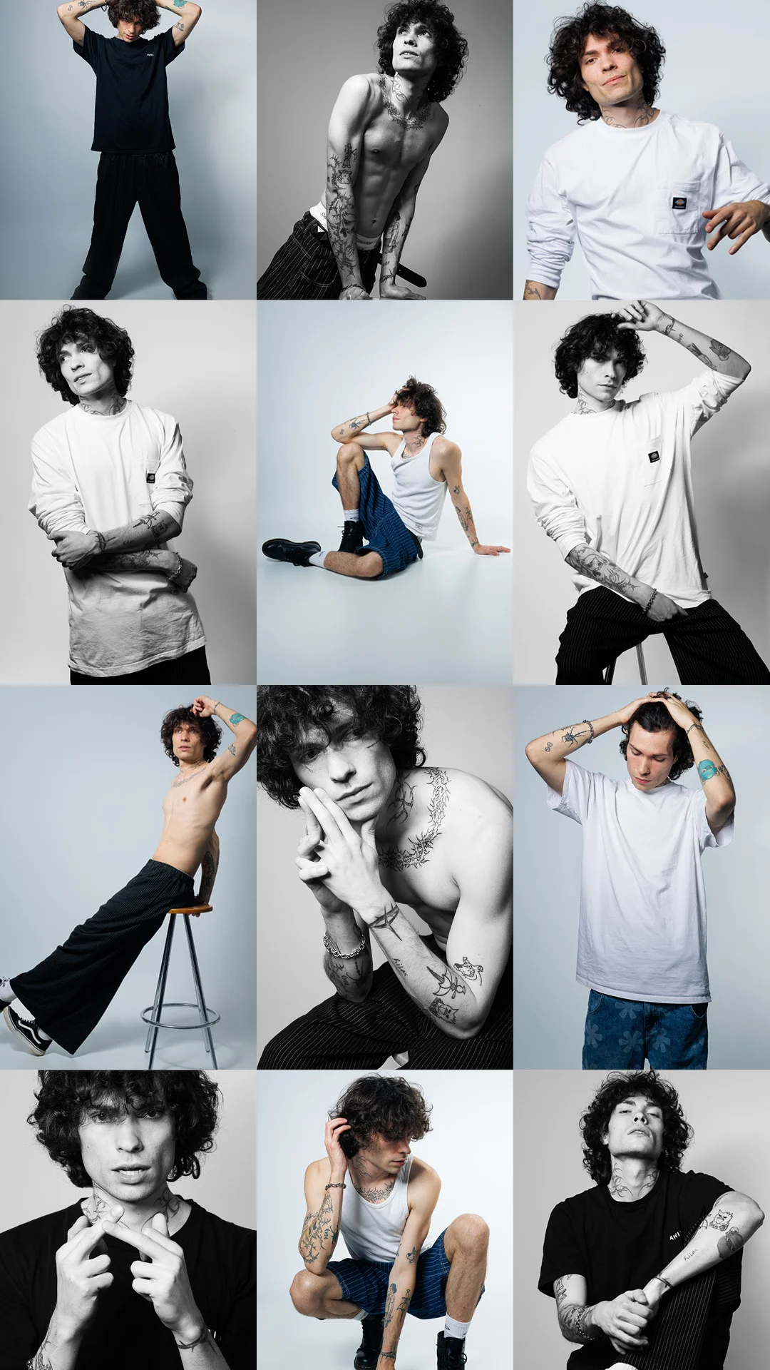 Photographe lookbook studio Paris – portrait en studio