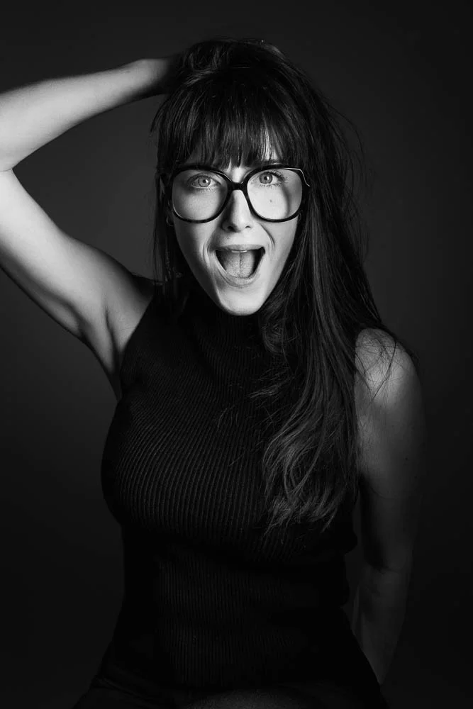 Photographe portrait noir et blanc à Paris – studio