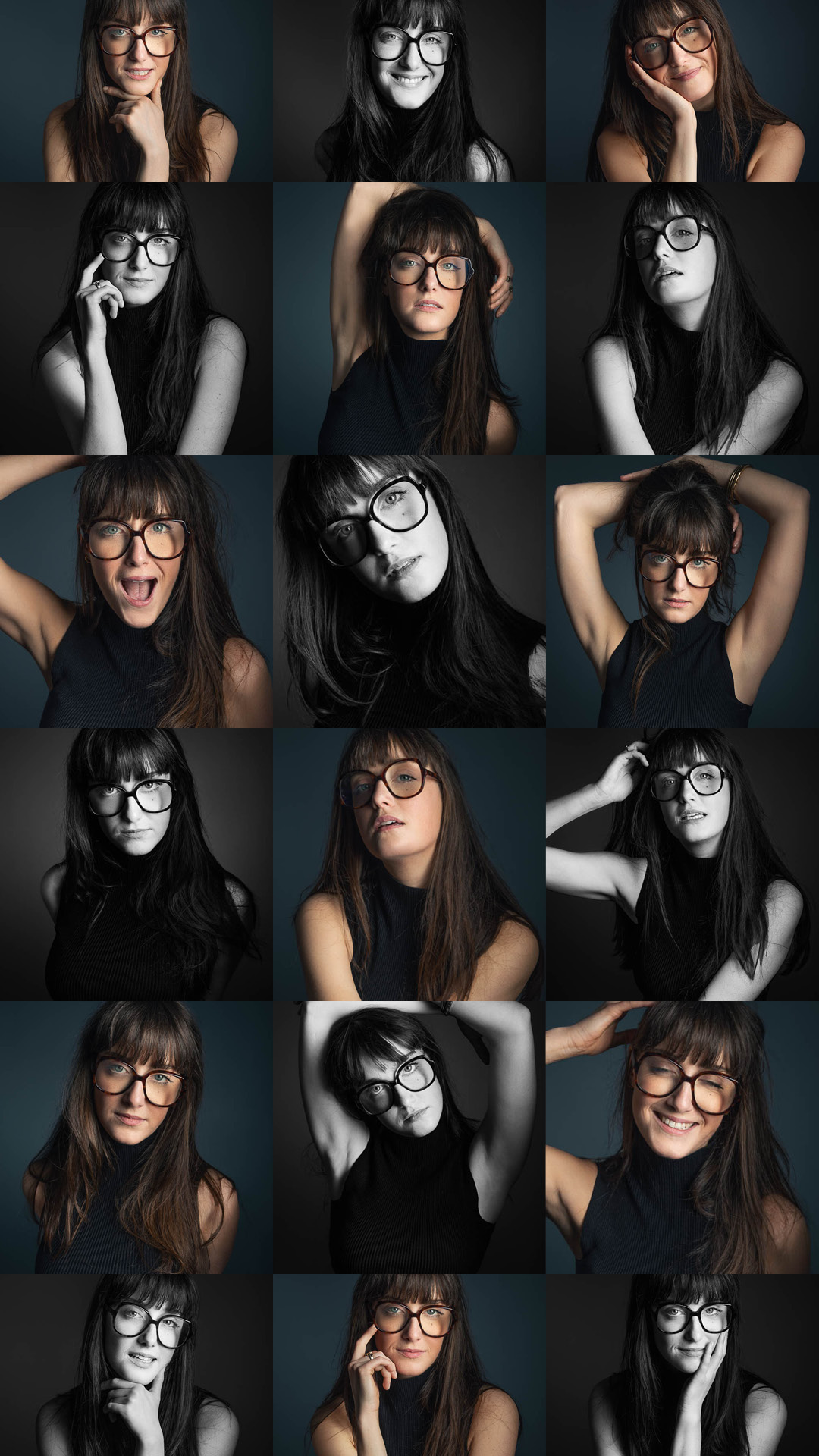 Photographe de shooting à Paris – portrait avec lunettes