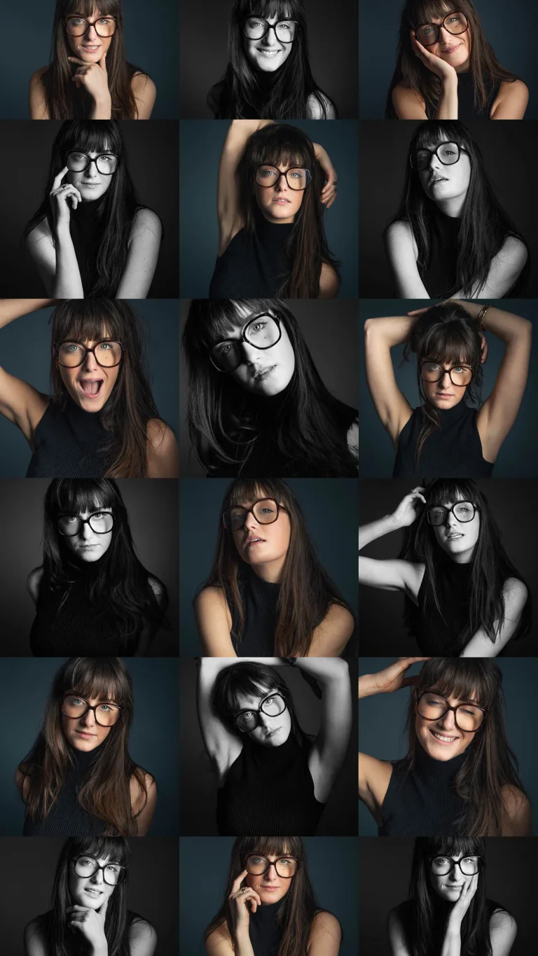 Portrait corporate original – portrait avec lunettes Portrait corporate original – portrait avec lunettes