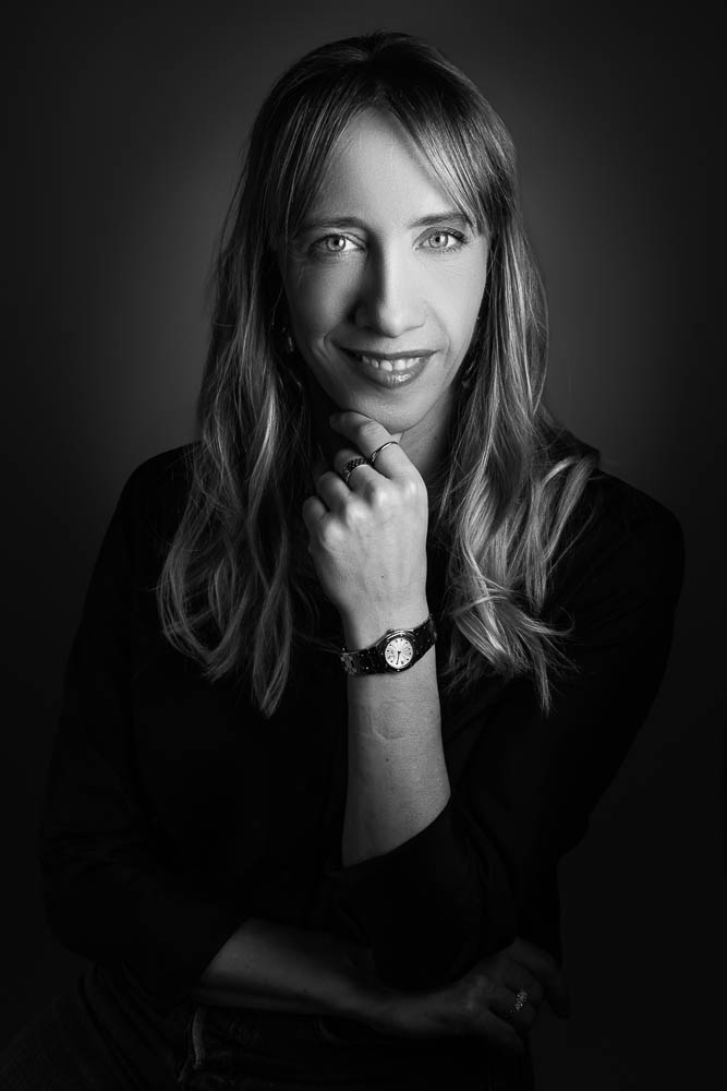 Photo portrait élégant – portrait noir et blanc
