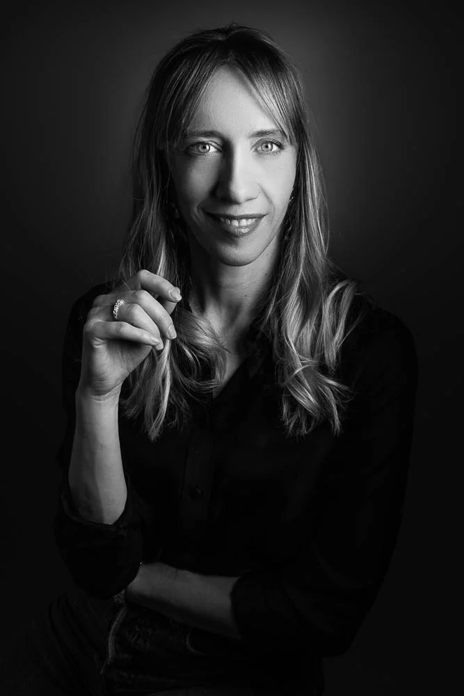 Photo portrait élégant – portrait noir et blanc