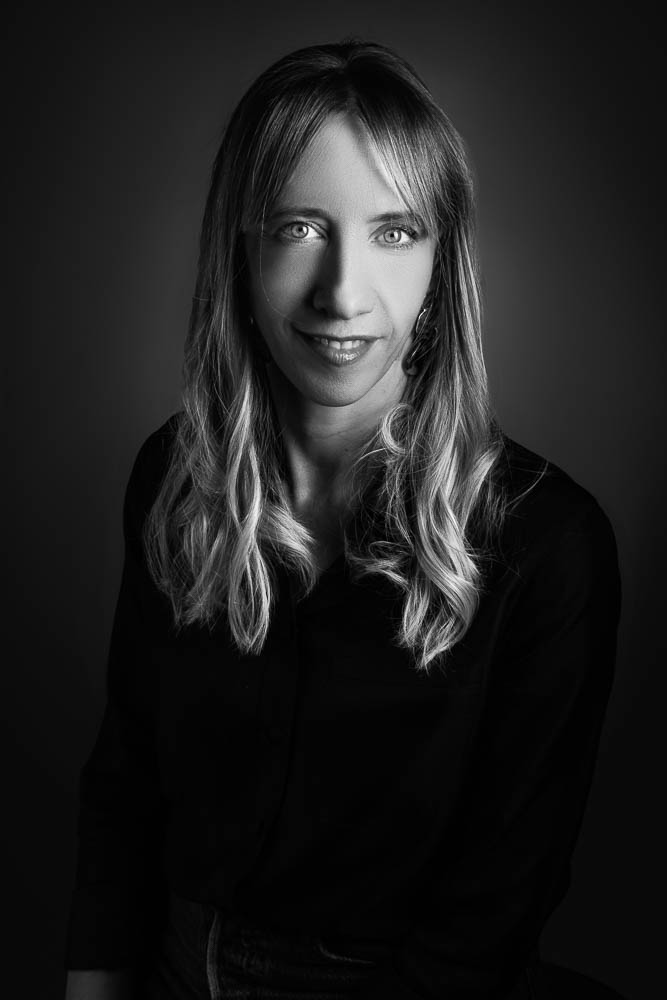 Photo portrait élégant – portrait noir et blanc