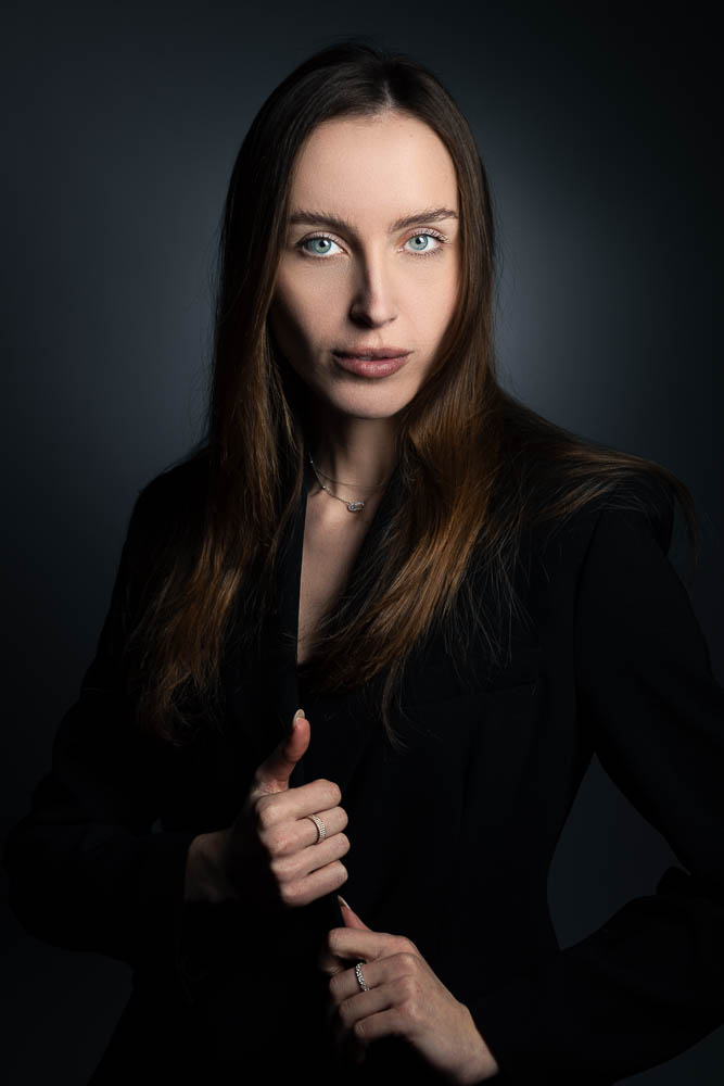 Photo portrait élégant – portrait en studio
