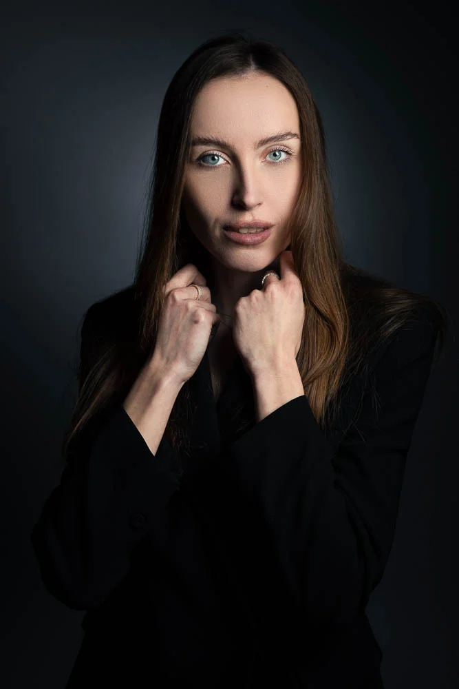 Photo portrait élégant – portrait en studio