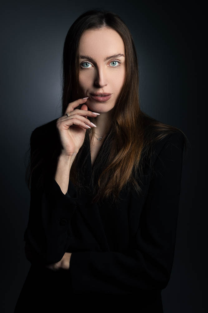 Photo portrait élégant – portrait en studio