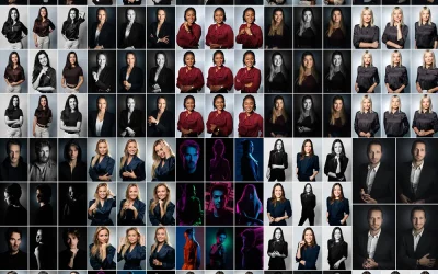 Photographe trombinoscope d’entreprise – portrait en studio