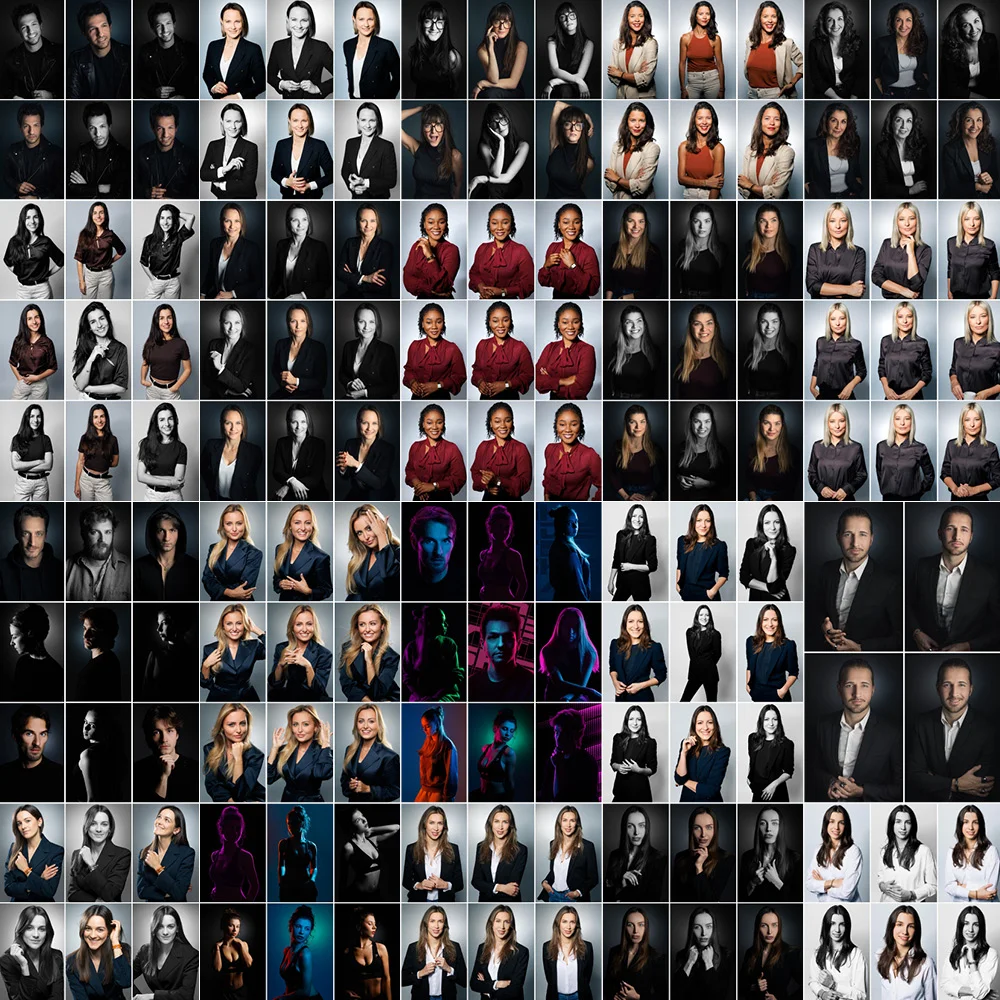 Photographe trombinoscope d’entreprise – portrait en studio Photographe trombinoscope d’entreprise – portrait en studio