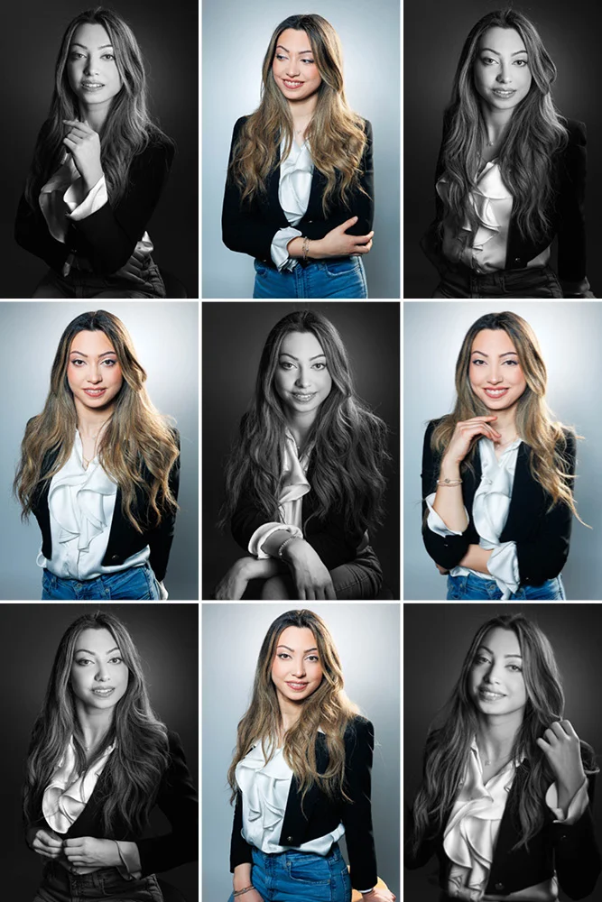 Shooting photo femme Paris – portrait noir et blanc