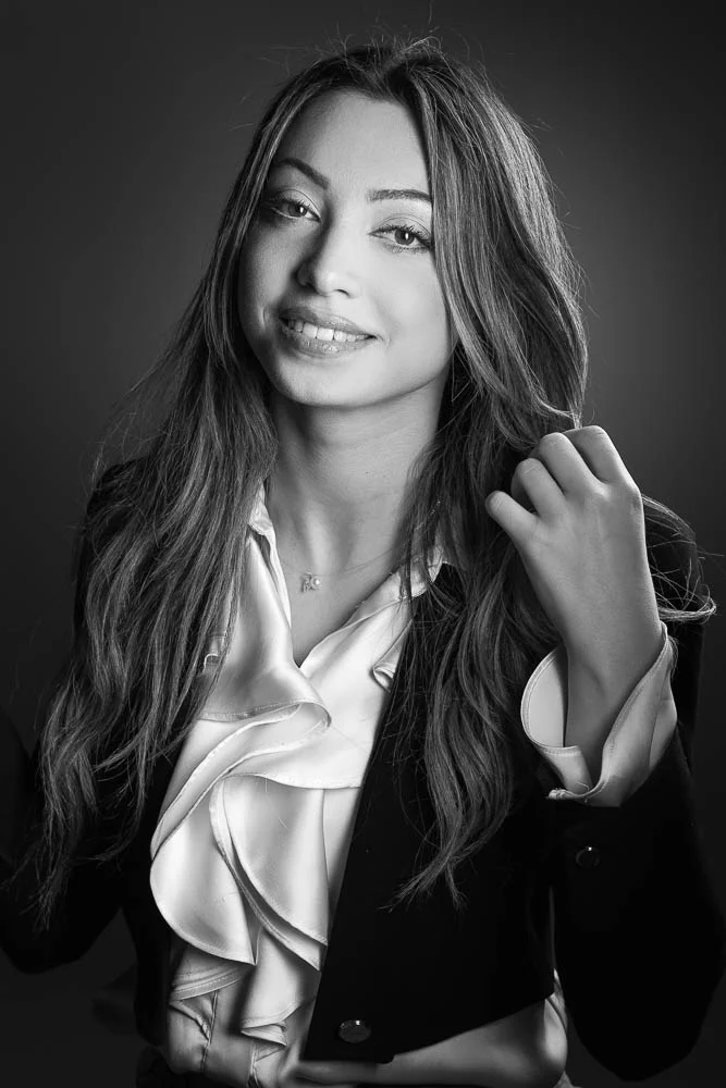 Shooting photo femme Paris – portrait noir et blanc