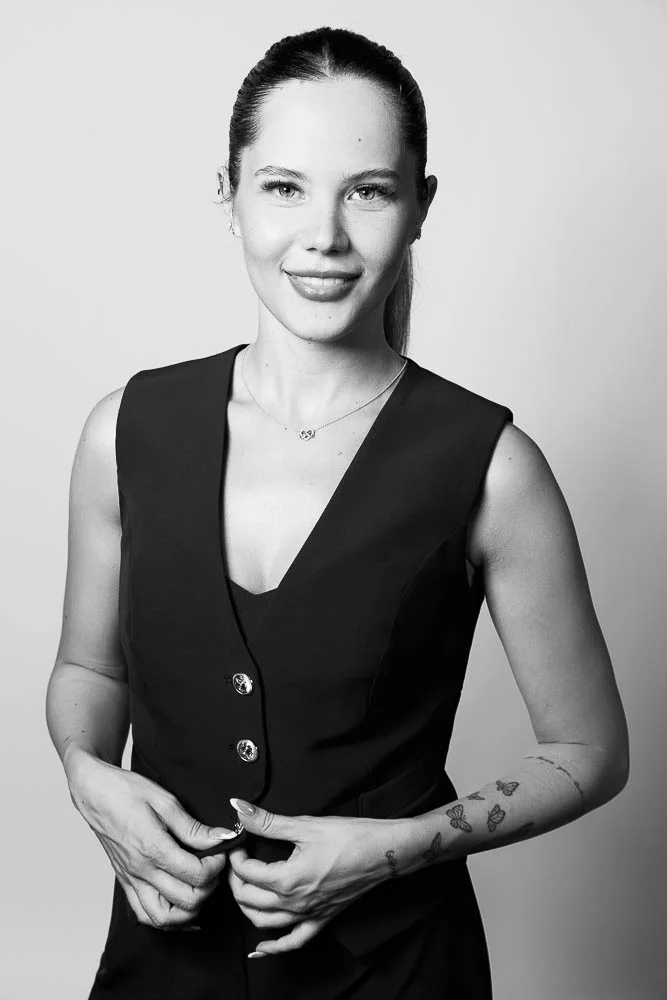 Photo portrait élégant – portrait noir et blanc