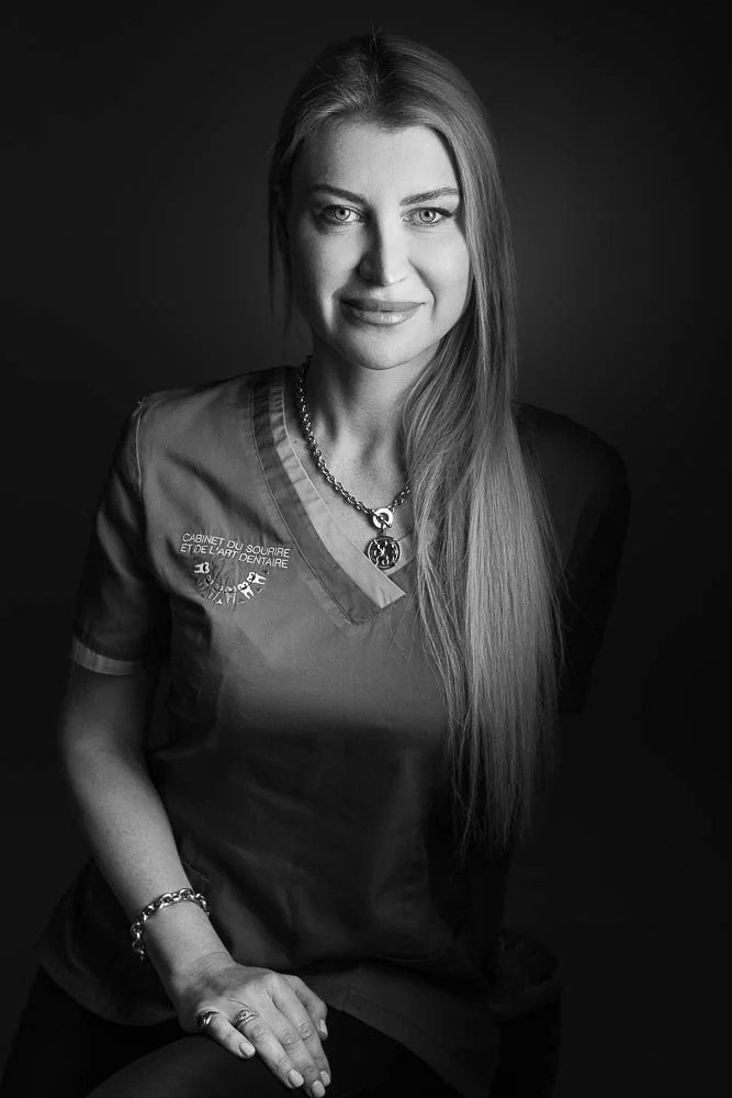 Photographe pour ostéopathe – portrait noir et blanc