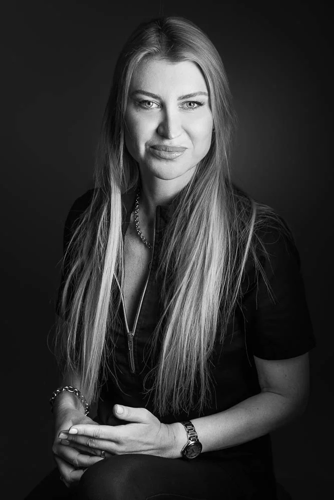 Photographe pour ostéopathe – portrait noir et blanc